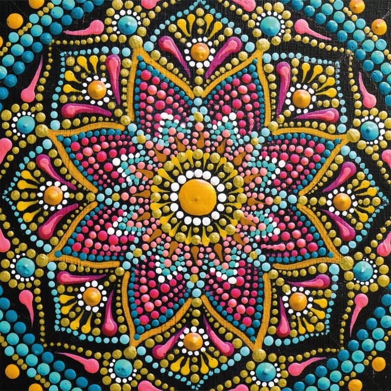 Dot painting Tools - 10 - pack - 4 - Aladine - Tidformera