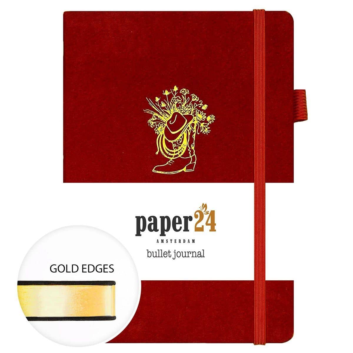 Dotted Notebook A5 160 GSM Flower boot - 1 - Paper24 - Tidformera