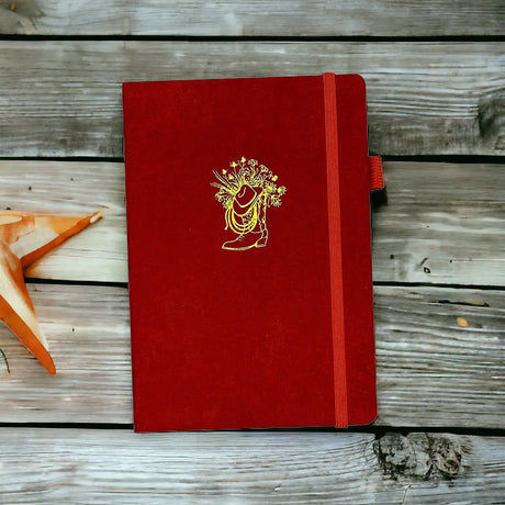 Dotted Notebook A5 160 GSM Flower boot - 2 - Paper24 - Tidformera