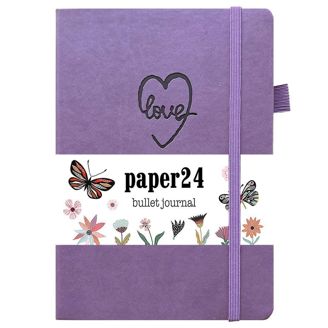 Dotted Notebook A5 160 GSM Love - 2 - Paper24 - Tidformera