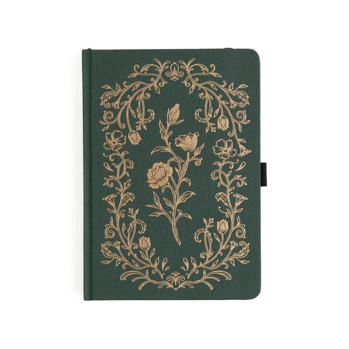 Dotted Notebook Antique Floral A5 - 1 - Archer & Olive - Tidformera