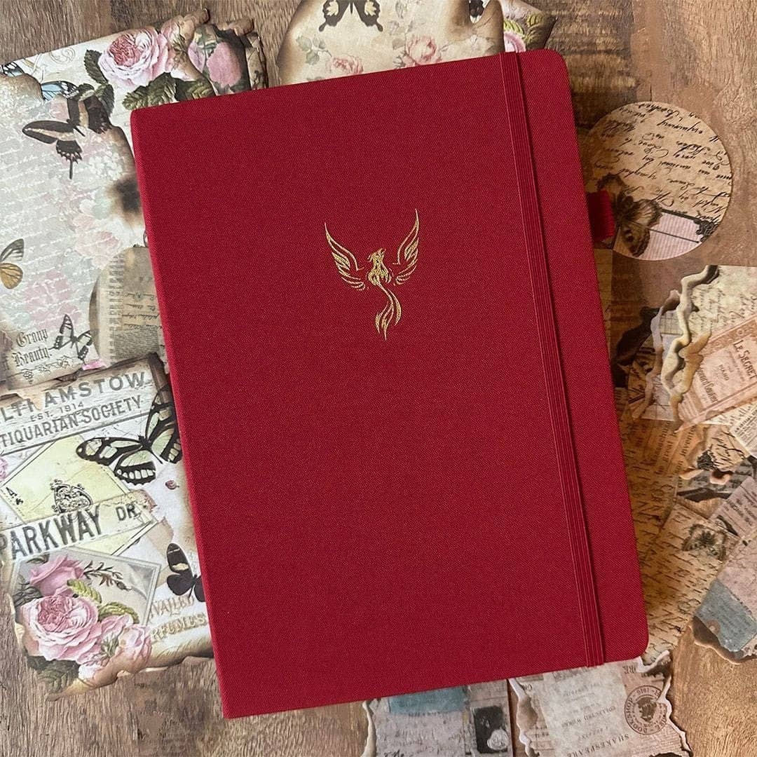 Dotted Notebook B5 160 GSM - Flaming Phoenix - 1 - Tidformera - Tidformera