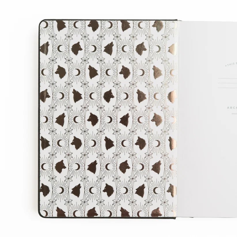 Dotted Notebook - B6 - Wolf in the Night - 5 - Archer & Olive - Tidformera
