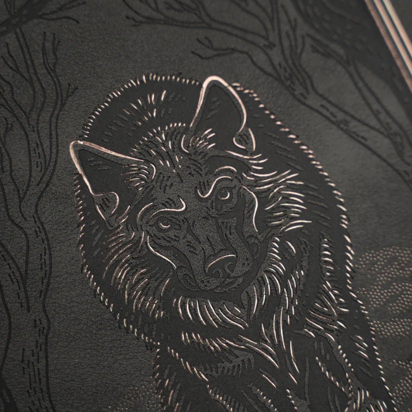 Dotted Notebook - B6 - Wolf in the Night - 3 - Archer & Olive - Tidformera