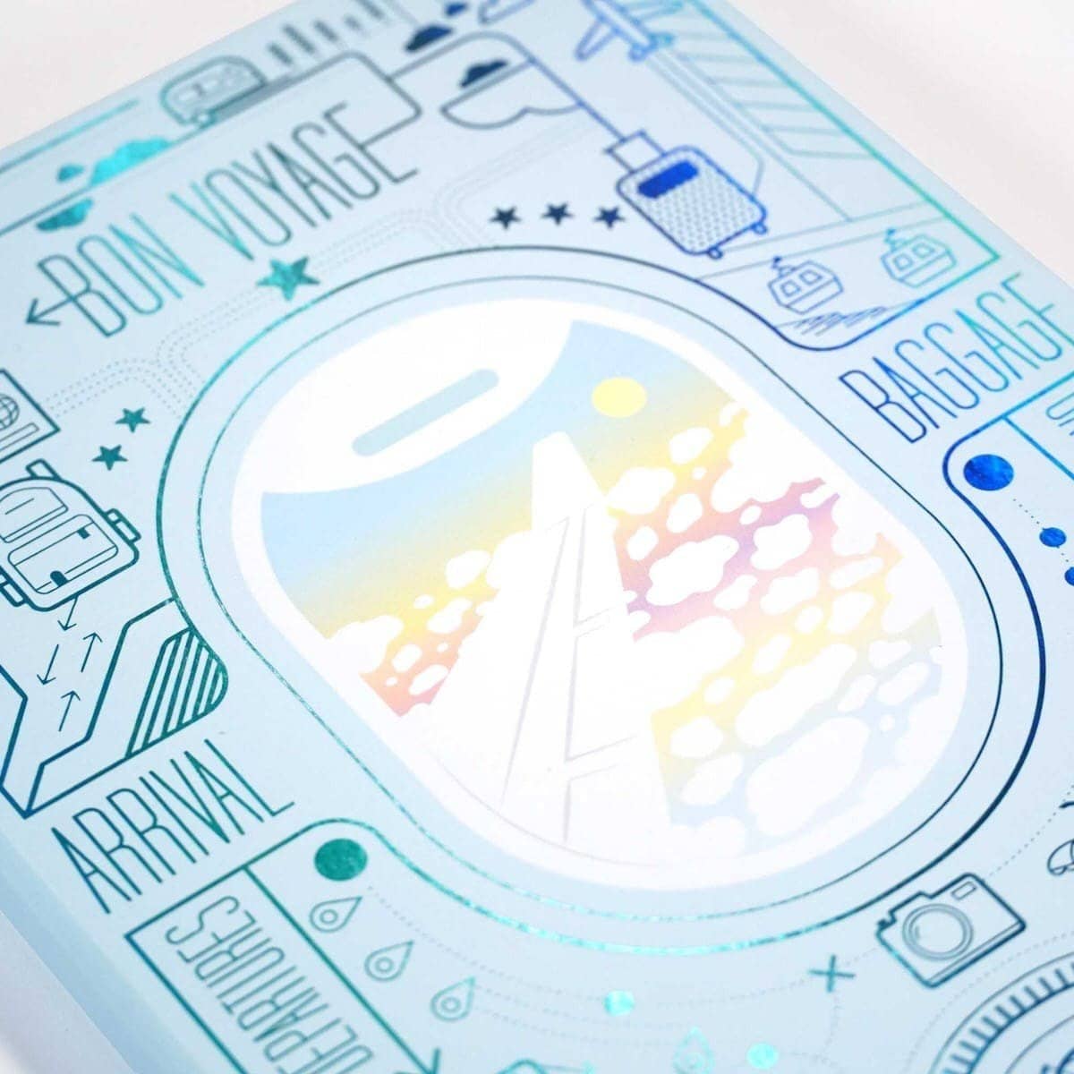 Dotted notebook Compoco - Airplane View Journal - 5 - Tidformera - Tidformera