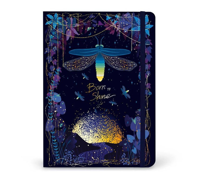 Dotted notebook Compoco - Born To Shine Fireflies - 1 - Compoco - Tidformera