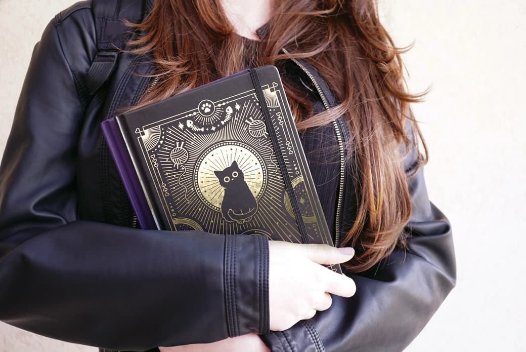 Dotted notebook Compoco - Good Luck Cat - 2 - Compoco - Tidformera