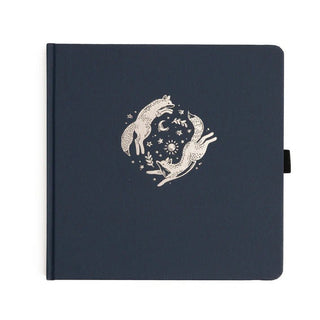 Dotted Notebook Forest Foxes SQ - 1 - Archer & Olive - Tidformera