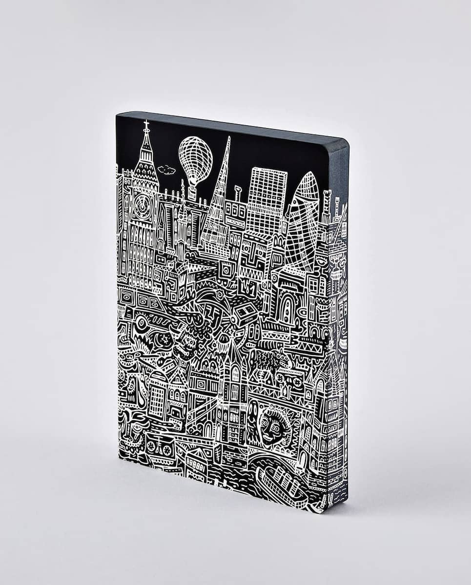 Dotted notebook Graphic L London - 1 - Nuuna - Tidformera