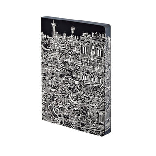 Dotted notebook Graphic L Paris - 1 - Nuuna - Tidformera