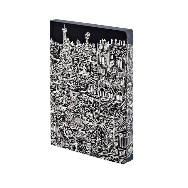 Dotted notebook Graphic L Paris - 1 - Nuuna - Tidformera