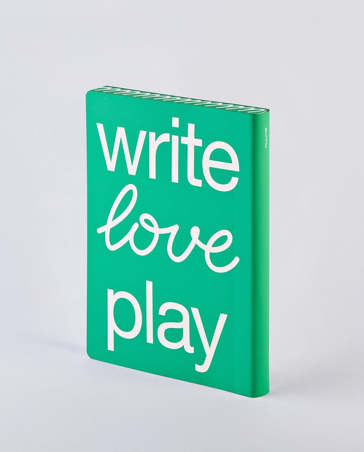 Dotted notebook Graphic L Write Love Play - Nuuna - Tidformera