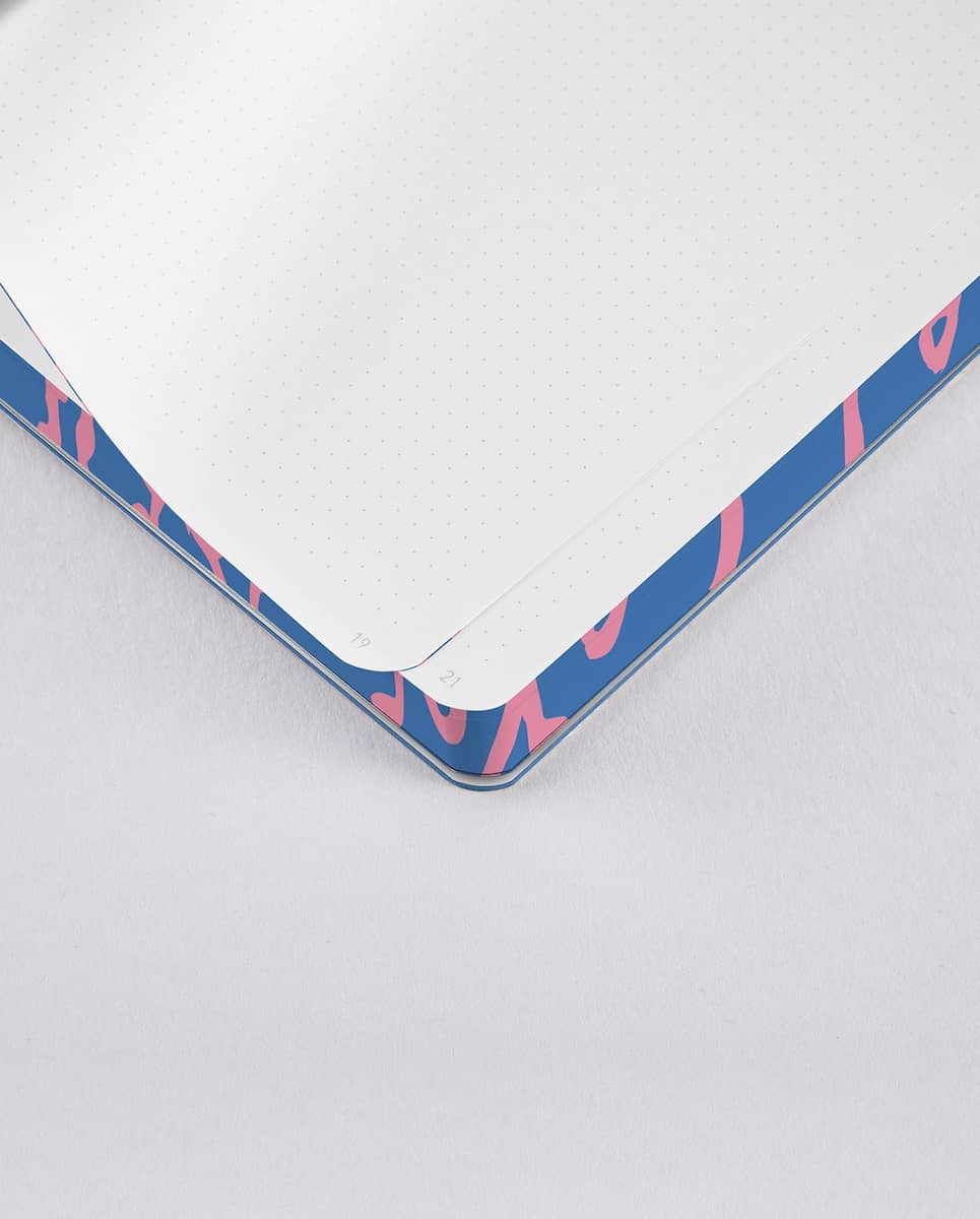 Dotted notebook Graphic S - Flower Power - 2 - Nuuna - Tidformera