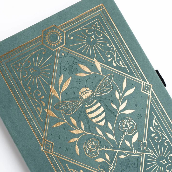 Dotted Notebook Keeper of the Bees in Soft Teal B5 - 2 - Archer & Olive - Tidformera