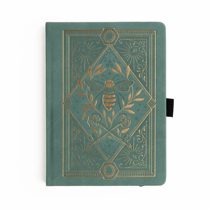 Dotted Notebook Keeper of the Bees in Soft Teal B6 - 1 - Archer & Olive - Tidformera