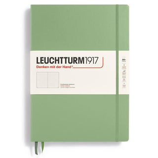 Dotted notebook Lt A4+ Master Sage från Leuchtturm1917 - Grön anteckningsbok - Tidformera