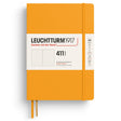 Dotted notebook Lt A5 Hård pärm 411 s - Rising Sun från Leuchtturm1917 - Gul anteckningsbok - Tidformera
