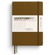 Dotted notebook Lt A5 Hård pärm Spicy Brown från Leuchtturm1917 - Brun anteckningsbok - Tidformera