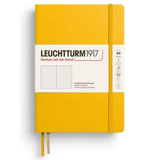 Dotted notebook Lt A5 Hård pärm Sunflower - 1 - Leuchtturm1917 - Tidformera