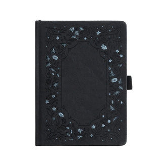 Dotted Notebook Midnight Floral A5 - 1 - Archer & Olive - Tidformera