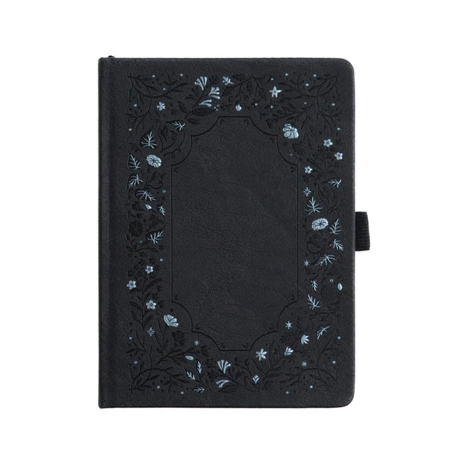 Dotted Notebook Midnight Floral A5 - 1 - Archer & Olive - Tidformera