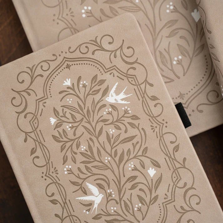 Dotted Notebook Songbird in Beige A5 - 8 - Archer & Olive - Tidformera