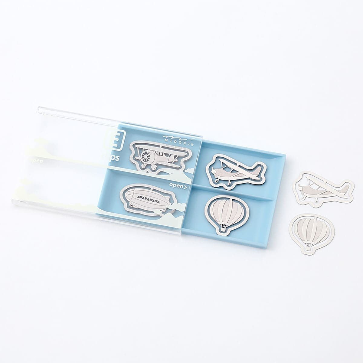 E - clips Gem i metall - Aerial vehicle - 4 - Midori - Tidformera