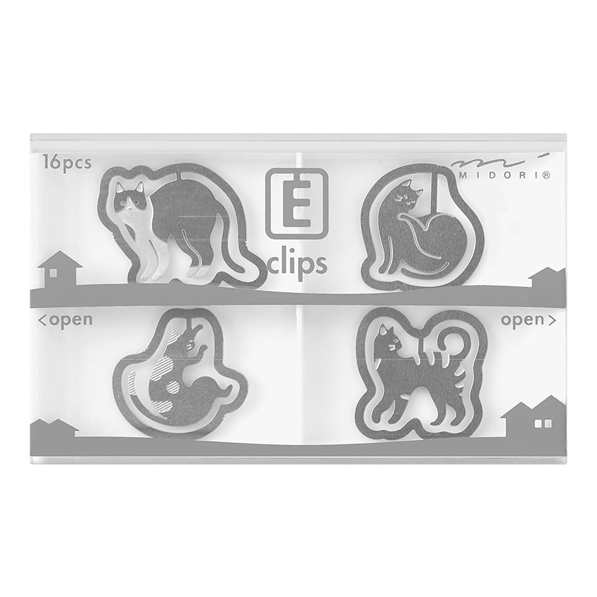 E - clips Gem i metall - Cats - 6 - Midori - Tidformera
