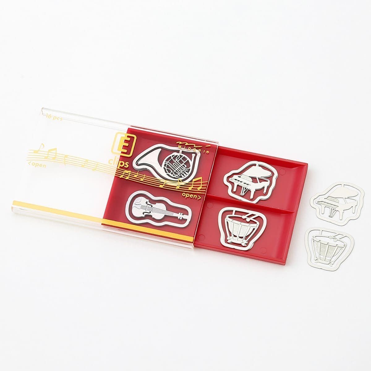 E - clips Gem i metall - Musical instruments - 4 - Midori - Tidformera