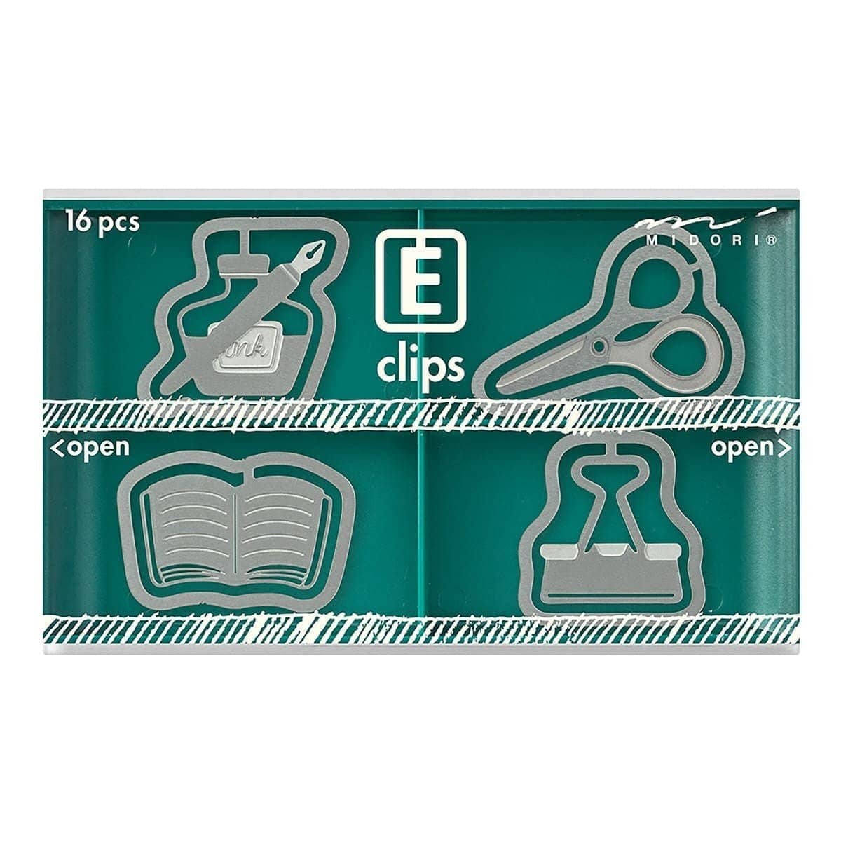 E - clips Gem i metall - Stationery - 6 - Midori - Tidformera