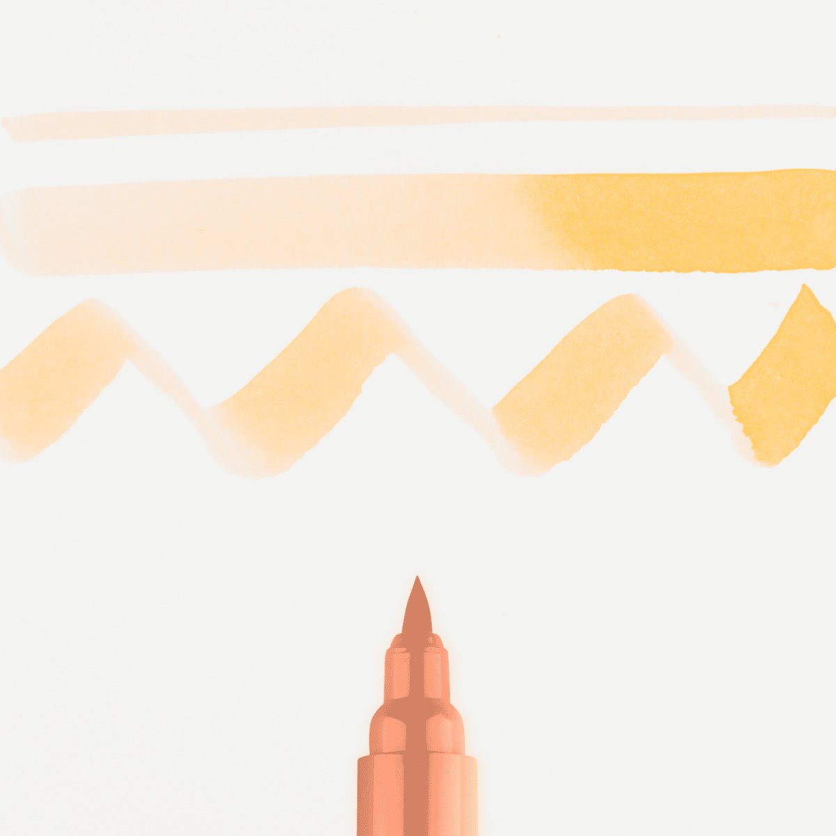 Ecoline Brush Pen - Apricot 258 - 2 - Royal Talens - Tidformera