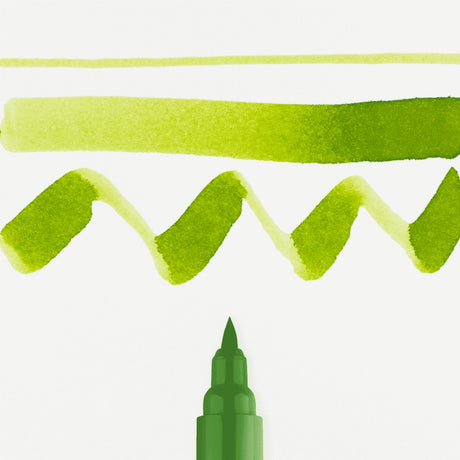 Ecoline Brush Pen - Bronze green 657 - 2 - Royal Talens - Tidformera