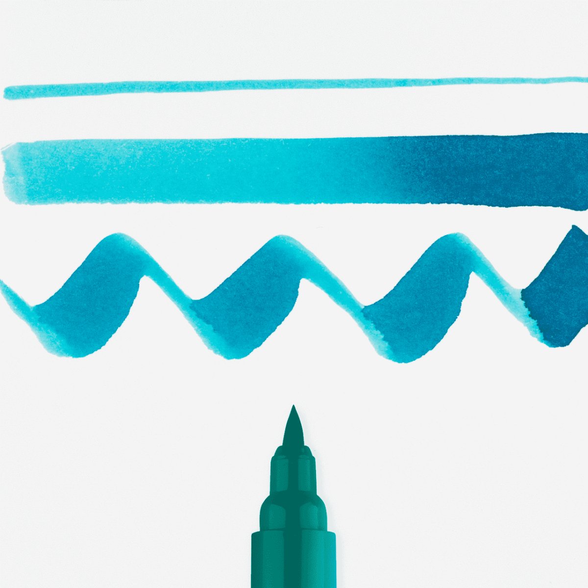 Ecoline Brush Pen - Fir green 654 - 2 - Royal Talens - Tidformera