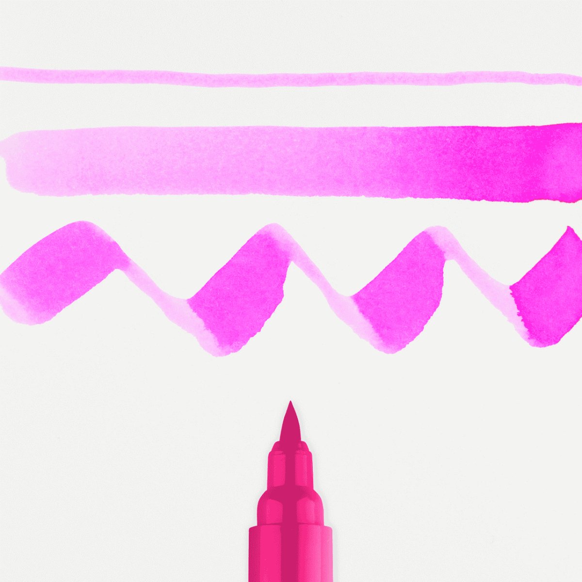 Ecoline Brush Pen - Fuschsia 350 - 2 - Royal Talens - Tidformera