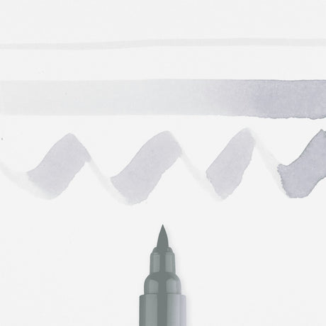 Ecoline Brush Pen - Grey 704 - 2 - Royal Talens - Tidformera