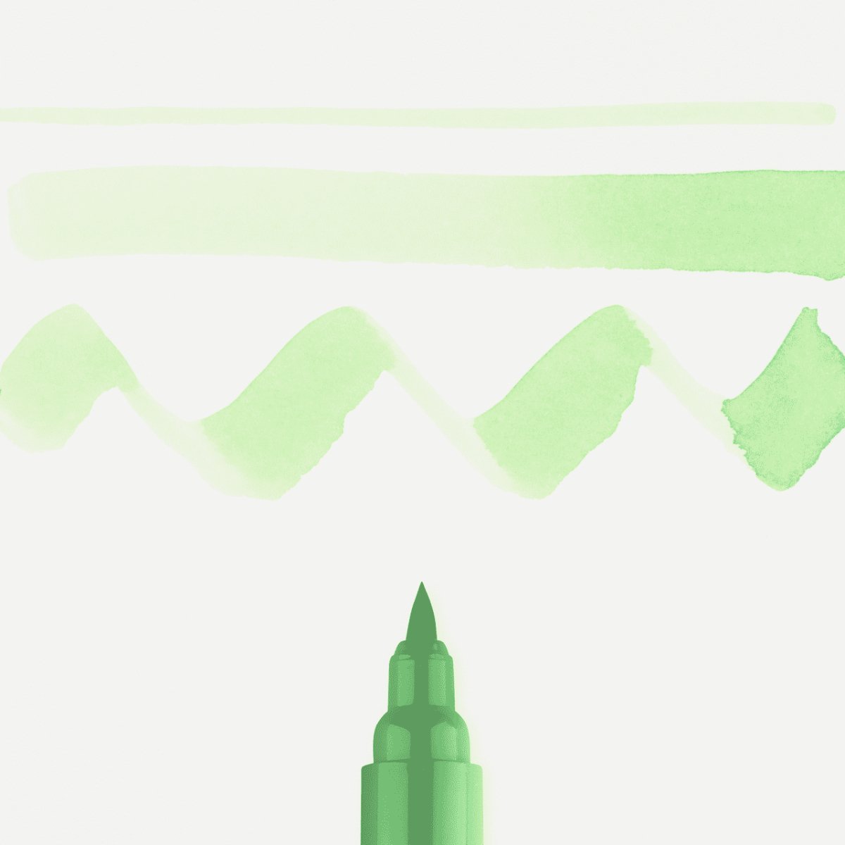 Ecoline Brush Pen - Pastel green 666 - 2 - Royal Talens - Tidformera