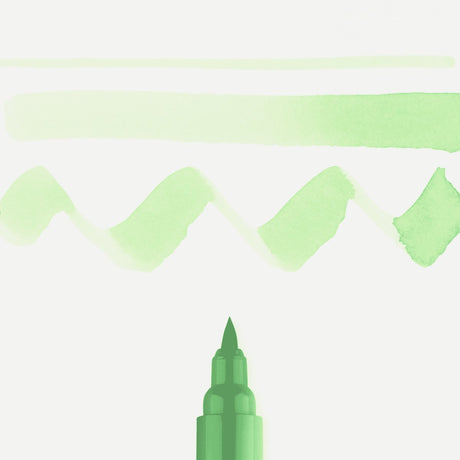 Ecoline Brush Pen - Pastel green 666 - 2 - Royal Talens - Tidformera