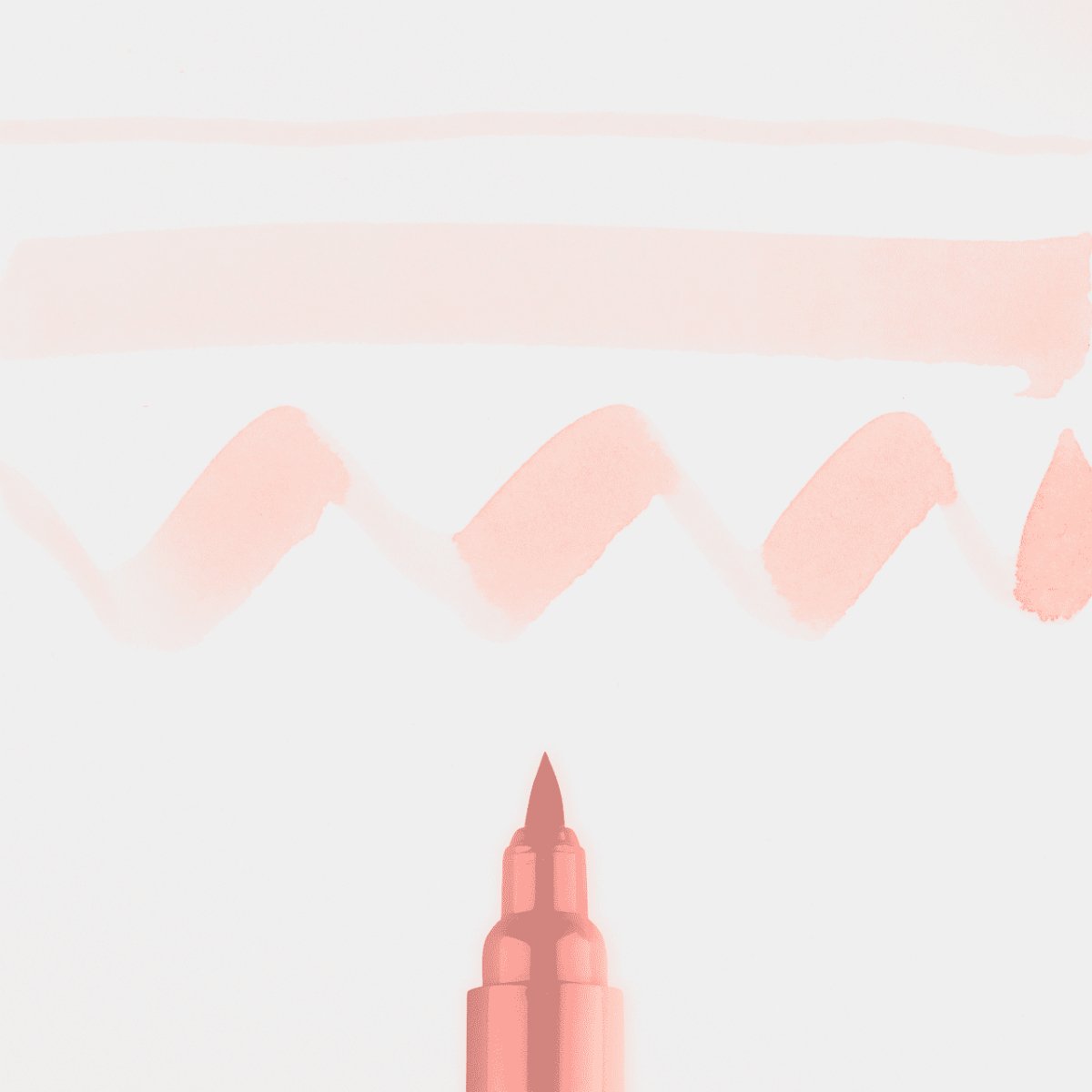 Ecoline Brush Pen - Pastel red 381 - 2 - Royal Talens - Tidformera