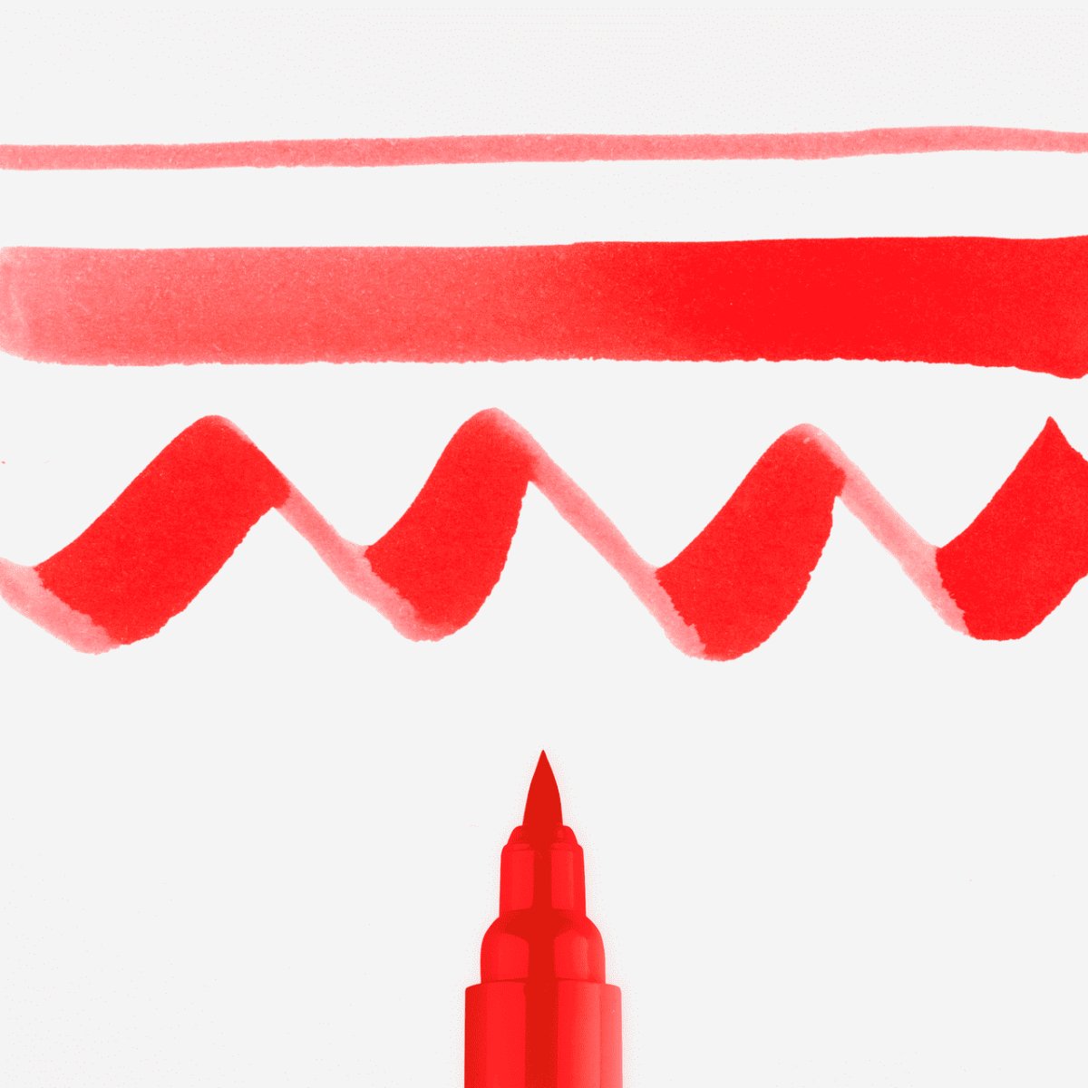 Ecoline Brush Pen - Scarlet 334 - 2 - Royal Talens - Tidformera