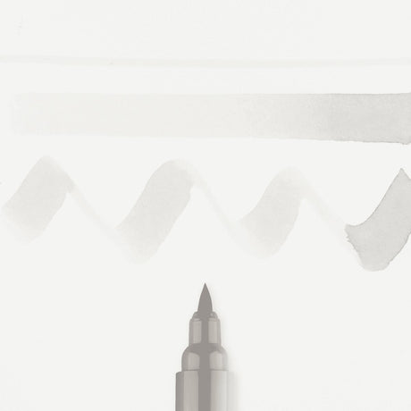 Ecoline Brush Pen - Warm grey light 728 - 2 - Royal Talens - Tidformera
