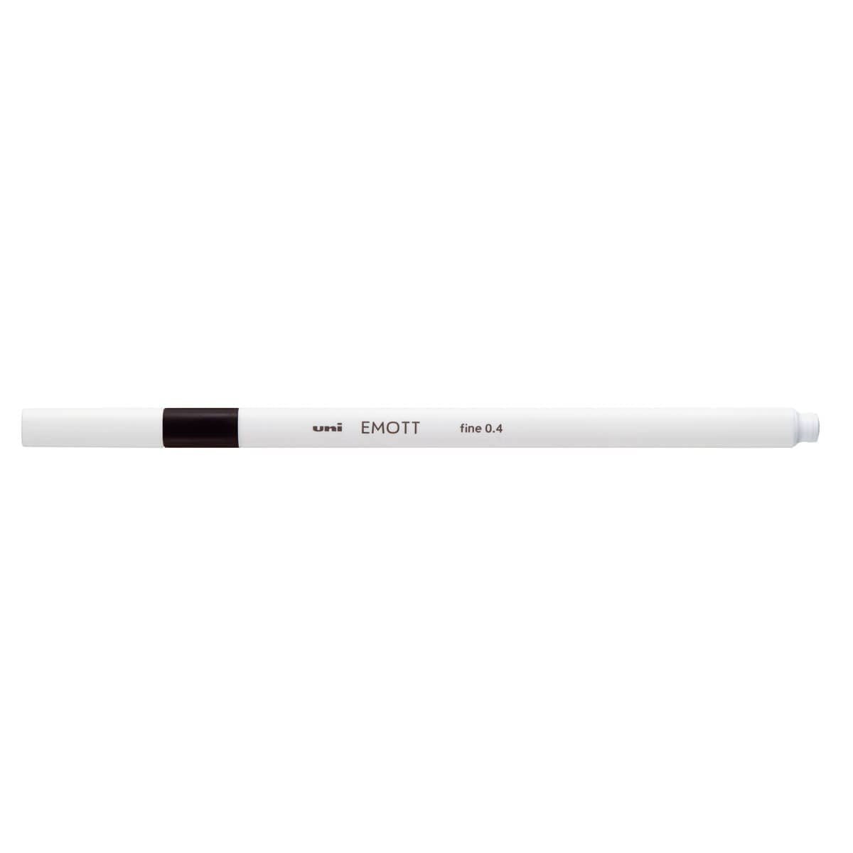 Emott ever fine Fineliner - Black 24 - Uni Mitsubishi Pencil - Tidformera