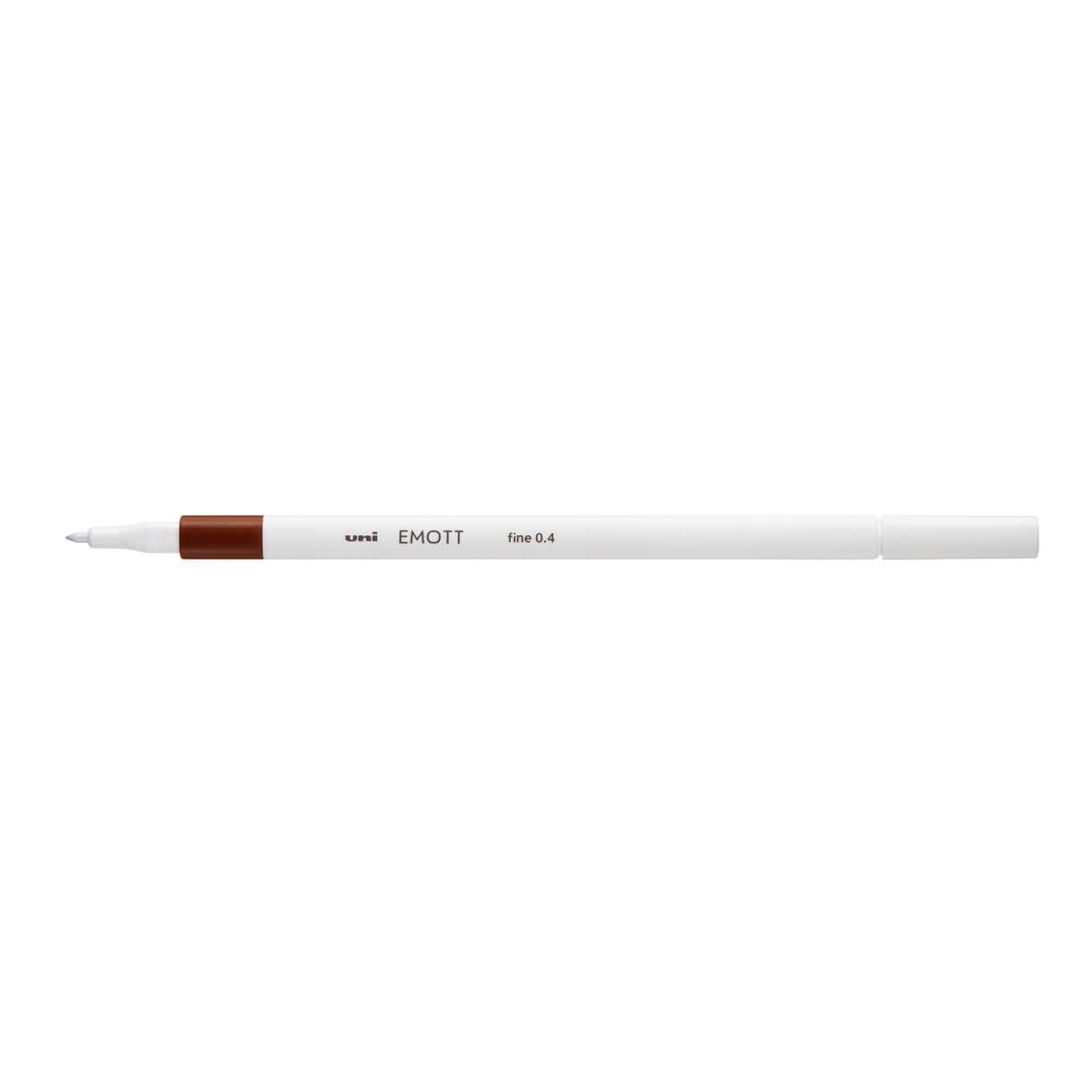 Emott ever fine Fineliner - Brown 21 - Uni Mitsubishi Pencil - Tidformera