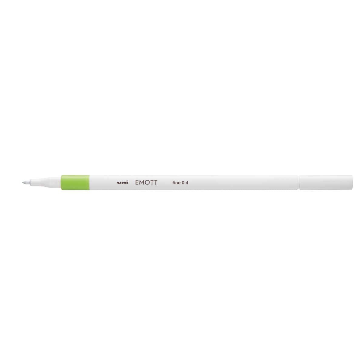 Emott ever fine Fineliner - Light green 5 - Uni Mitsubishi Pencil - Tidformera