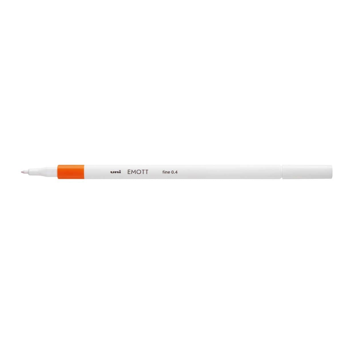 Emott ever fine Fineliner - Orange 4 - Uni Mitsubishi Pencil - Tidformera