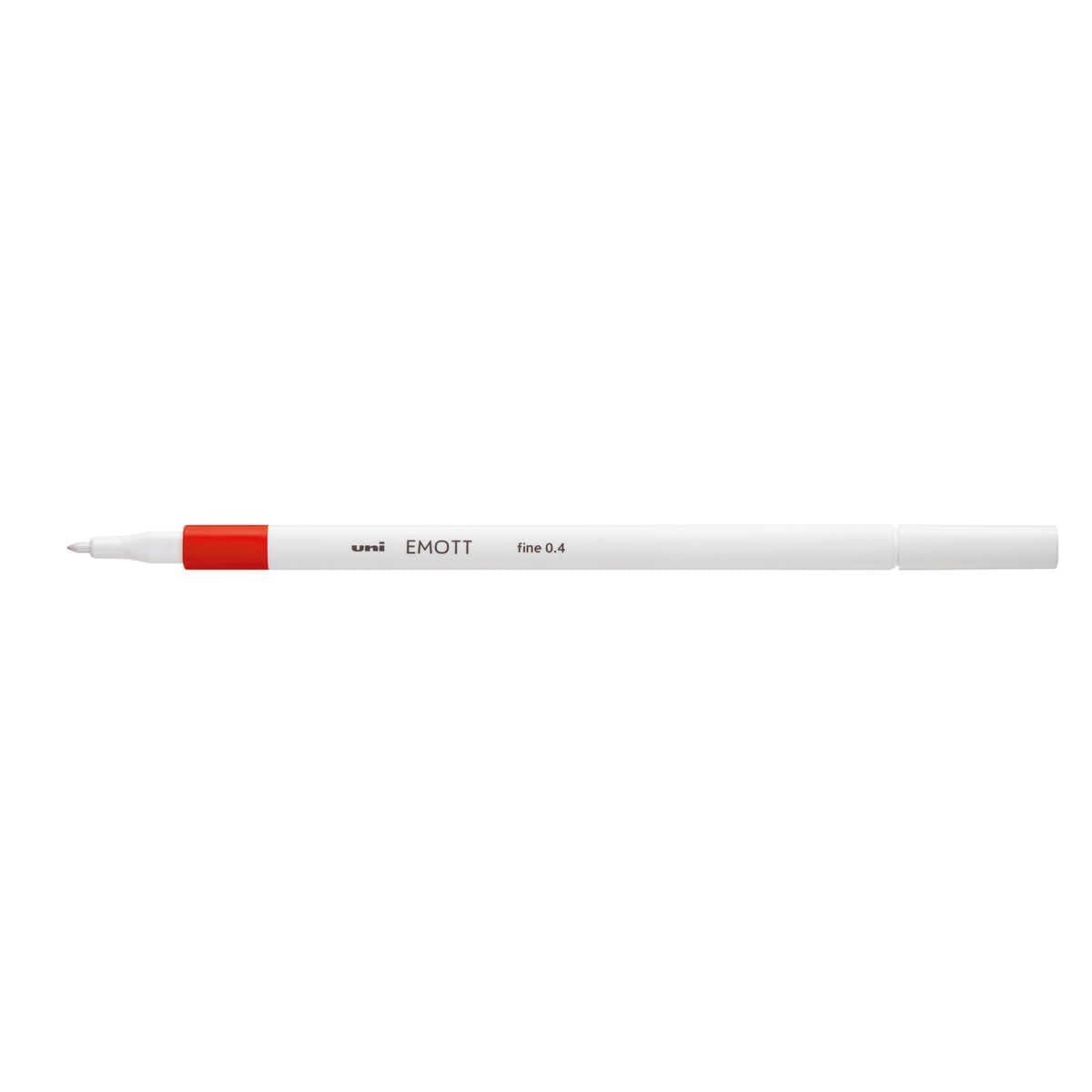 Emott ever fine Fineliner - Red 15 - Uni Mitsubishi Pencil - Tidformera