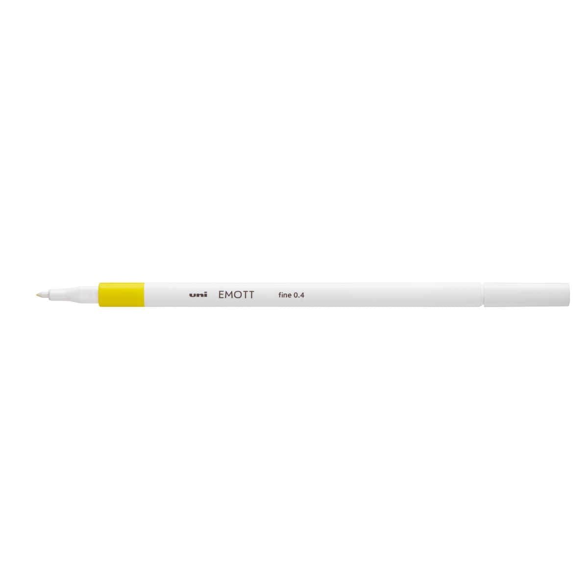 Emott ever fine Fineliner - Yellow 2 - Uni Mitsubishi Pencil - Tidformera