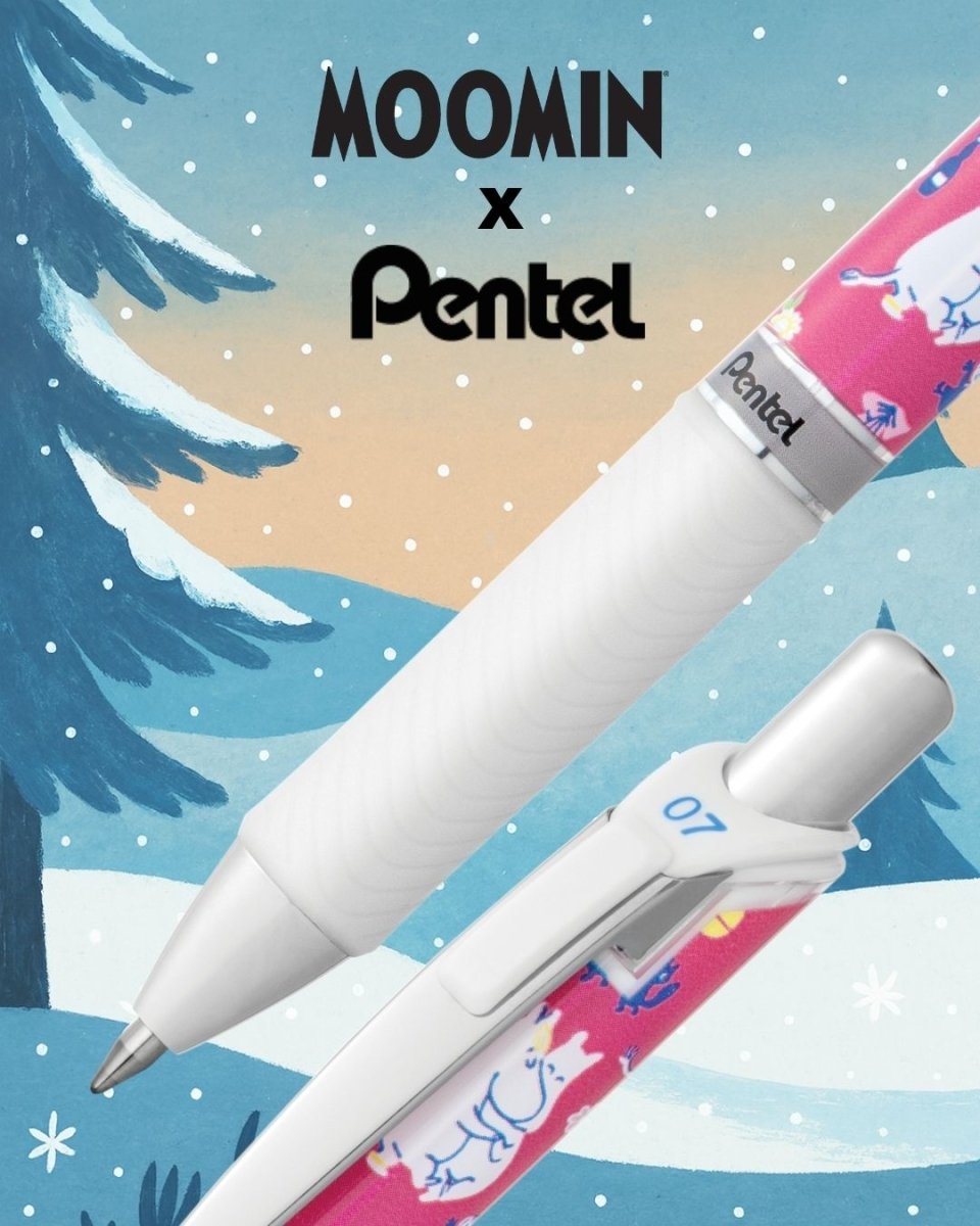 EnerGel Limited Edition - Mumin - Party - 2 - Pentel - Tidformera