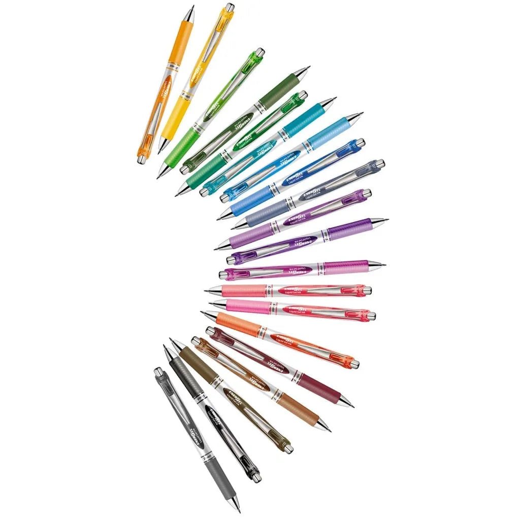 EnerGel Rollerballpenna 07 - Gray - 2 - Pentel - Tidformera