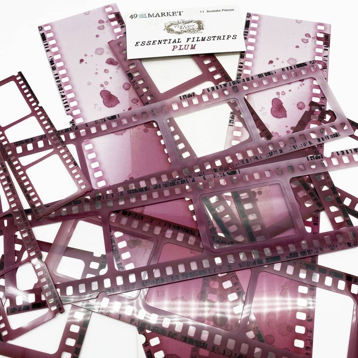 Lila Essential filmstrips - Plum - från 49 and Market - Tidformera