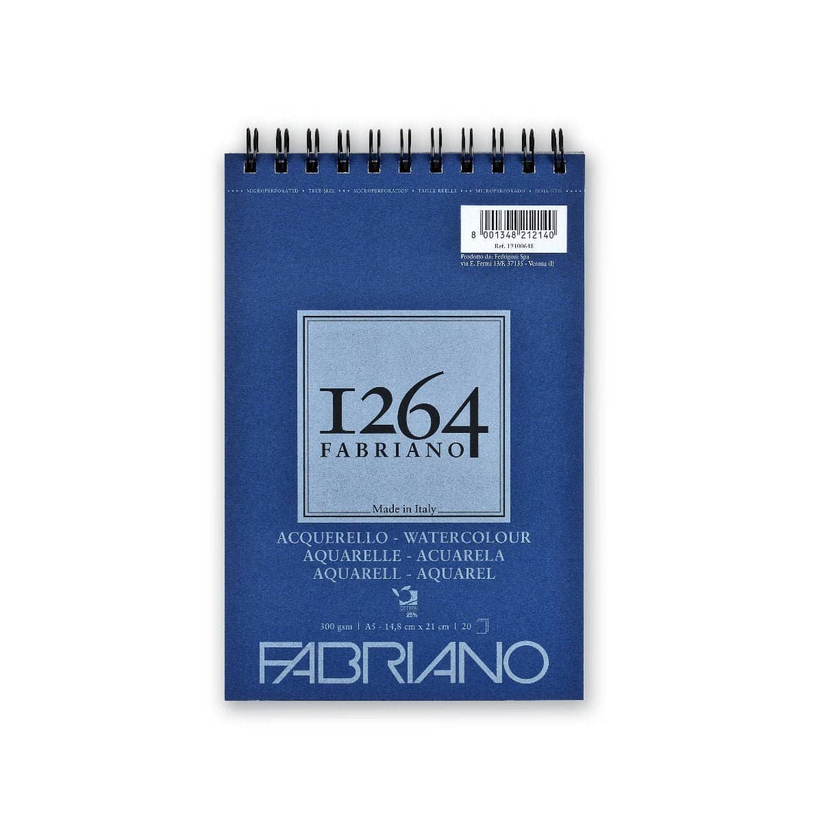 Fabriano 1264 Watercolour – A5 - 1 - Fabriano - Tidformera